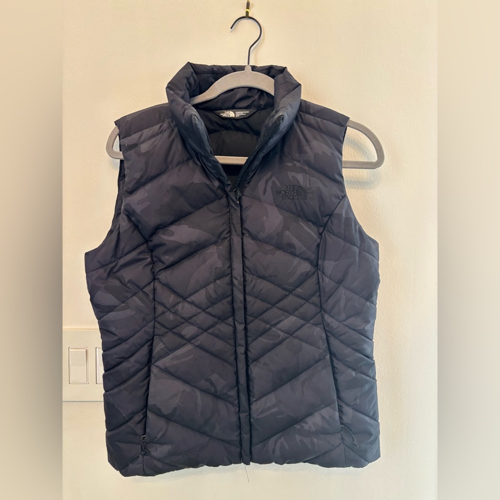 The North Face Black Quilted Vest